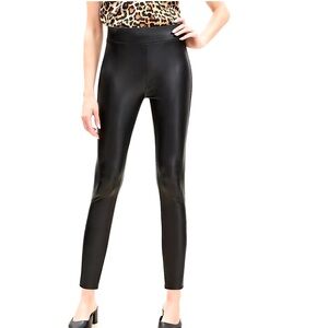 Loft Petites Faux Leather Leggings - Size MP